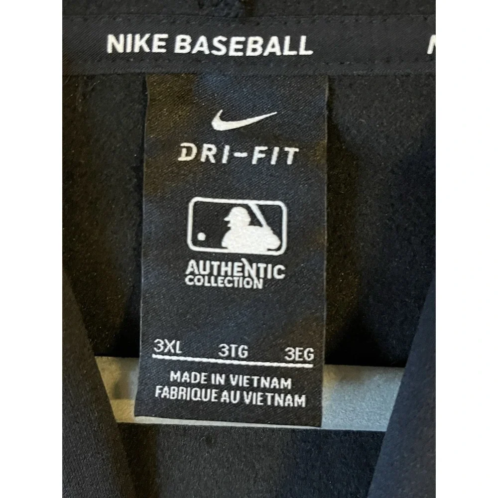 Men's 3XL NWOT Chicago White Sox Nike Logo Stack‎ Performance Hoodie Black
